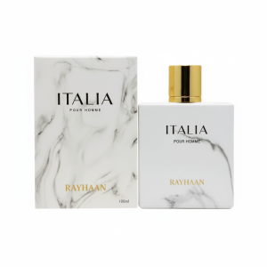 Rayhaan Italia – Citrus, Spicy, Aromatic, Sweet – Eau de Parfum Long-Lasting Fragrance for Men, 3.4 Ounce / 100ml