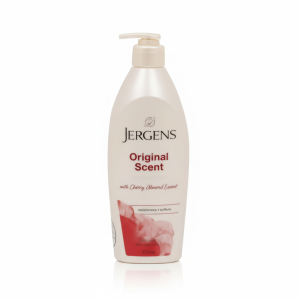 Jergens Original Scent Dry Skin Lotion, Body and Hand Moisturizer for Long Lasting Skin Hydration, with HYDRALUCENCE blend and Cherry Almond Essence, 400ml