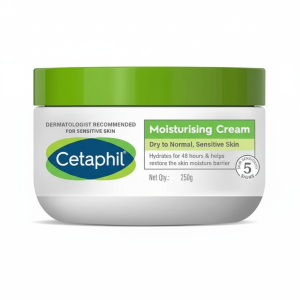 Cetaphil Moisturising Cream for Face & Body,Dry to Normal skin, 250 gm, Paraben & Sulphate free, Niacinamide &Vitamin B5