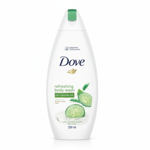 DOVE Refreshing Body Wash, with Cucumber & Green Tea Scent (250 ml)