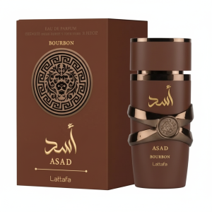 Lattafa Asad Eau De Parfum 100ml Long Lasting Luxury Perfume Spray For Men | Premium Refreshing Oud and Musk Fragrances (Asad Bourbon)