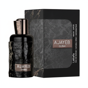 Lattafa Ajayeb Dubai Eau de Parfum Spray for Men, 3.4 Ounce