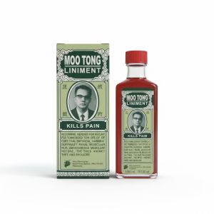 MOO TONG Pain Killer Liniment Oil, (Green)